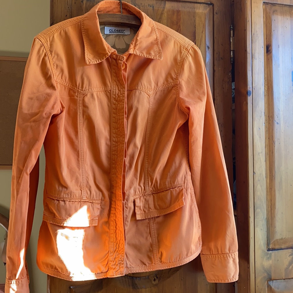 Orange Cotton Jacket